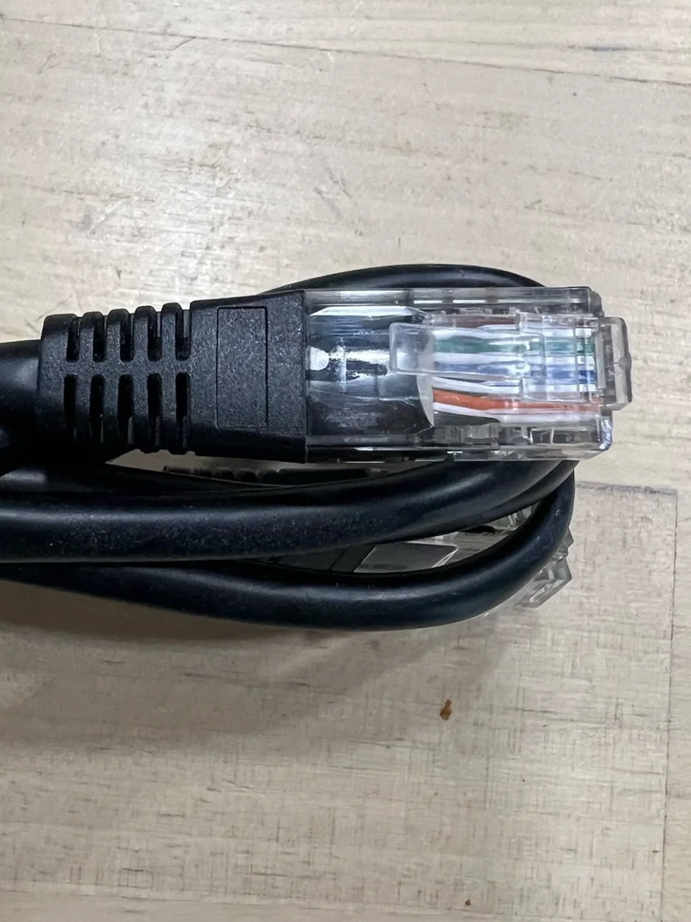 Black Ethernet Patch Cable